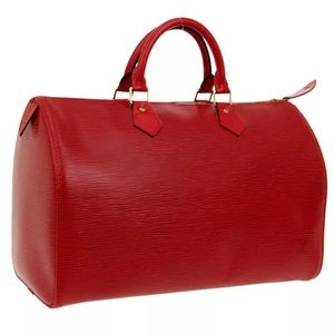 Authentic Louis Vuitton Epi leather Speedy 35
